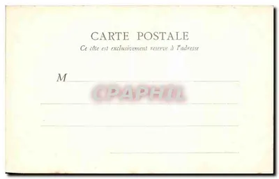 Château de Chantilly — Salle des Gardes — éditeur B. F., Paris — Verso