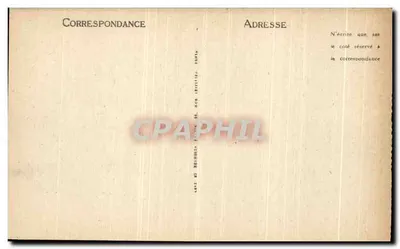 Compiègne - Zamek - Pokój sypialny Marie-Antoinette — LL, n°27 — Rewers