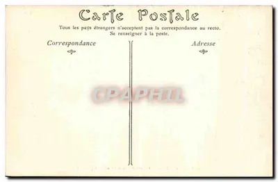 Pałac w COMPIÈGNE — Pokój spania Cesarza — ND Poot — Rewers