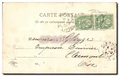 Bossen van Compiègne - Het grote lindeboom van Vieux-Moulins — Société Géographique — Achterkant