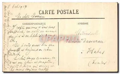 Compiègne — Zamek — Sala Festiwna — Wydawnictwo Lambert-Henry — n°15 — Rewers