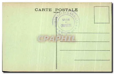 Las Compiègne — Las Armistycja — Miejsce wagonu marszałka Foch — Rewers