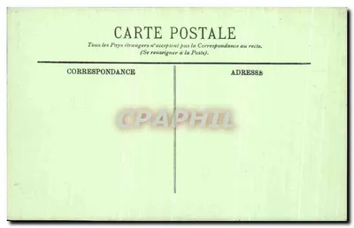 Compiègne — Façade du Château sur le Parc — LL. n°12 — Rewers