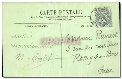 Compiègne — O Castelo. Salão de Recepção dos Soberanos Estrangeiros — LL. — Verso