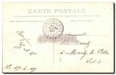 Compiègne — Abside da Igreja de São Antônio — Edição Nouvelles Galeries n°59 — Verso