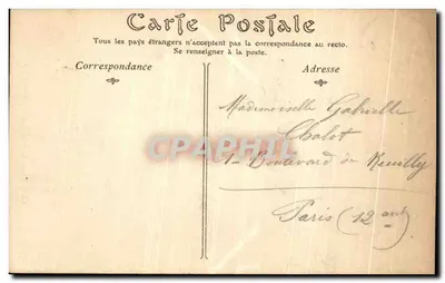 Compiègne — Statua św. Jadwigi — ND Phot, nr 7 — Rewers