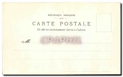Zamek w Compiègne — Salony Rady — F. D., Compiègne — Rewers