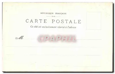 Zamek w Compiègne — Sala jedzeniowa — E. D. Compiègne, n° 59 — Rewers