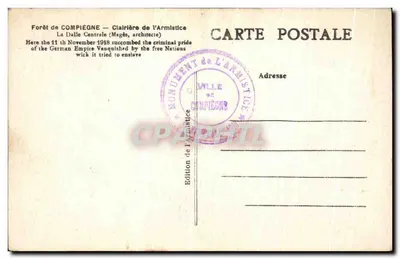 Las Compiègne — Las Armistyczu — Dla Centralna — L'H. Paris — Rewers