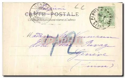 Compiègne — Quarto de Marie-Antoinette — S.I.P. série n°4 — Verso