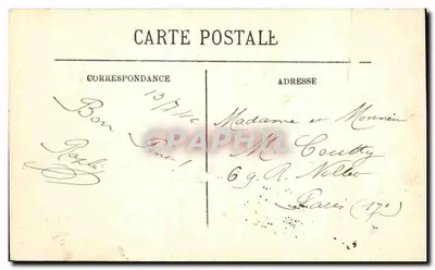 Castelo de Chantilly — A Capela — LL. — n°16 — Verso