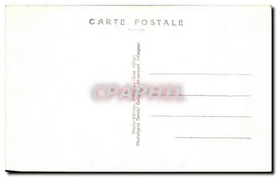 Chantilly (Oise) — O Castelo — A Ilha do Amor — Edição Daniel Delaunay — Verso