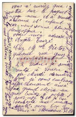 Inundação de Paris, Janeiro-Fevereiro 1910 — Rue de Bercy — editor Van denove, Liège — Verso