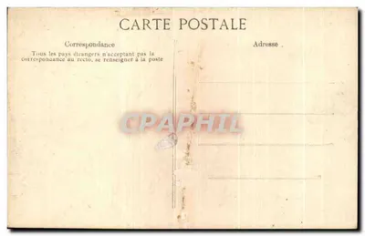 Cheia do rio Sena — Janeiro de 1910 — Paris — Estação Saint-Lazare — visão da Rue de Rome — Verso