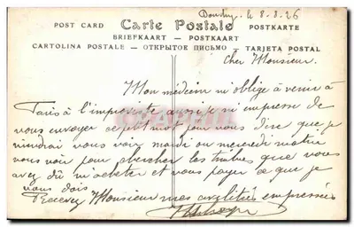 Estátua de Pio X — pelo Prof. Francesco Sarto, escultor, depositada na praça Saint-Sulpice, Paris — N° 20, D. Saudinos-Ritouret, Edit. — Verso