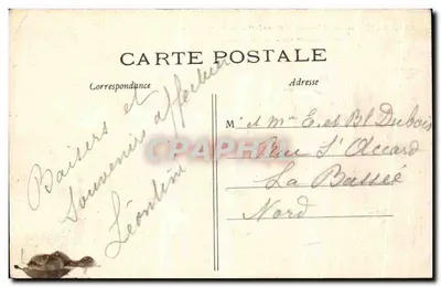 París – Basílica del Sagrado Corazón de Montmartre – La torre campanaria en construcción – J. H. – n° 682 — Reverso