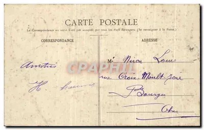 Paryż — Arc de Triomphe i Place de l'Étoile — J.H. wydawca, nr 435 — Rewers