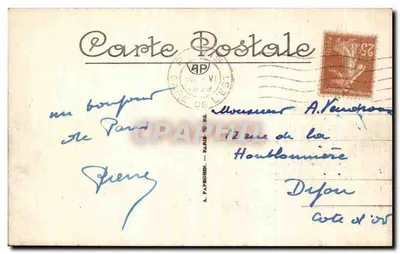Paris — O Grand Hôtel, O Café de la Paix e a Praça da Ópera — A.P. 410 — Verso
