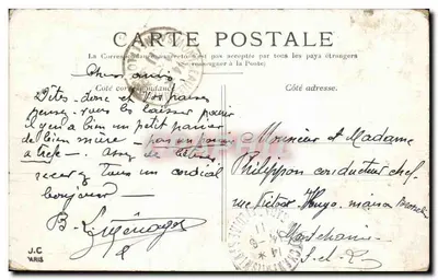Paris — L'Arc de Triomphe de l'Étoile — éditeur anonyme — Verso