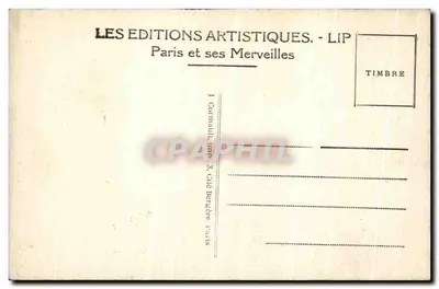 Parigi — Verso l’Avenue des Champs-Élysées (a destra) e l’Avenue Friedland (a sinistra) — LIP n°250 — Verso