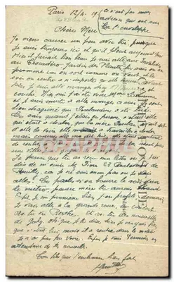 Paryż — Widok z Pawiaka Flore — Wydawca B.D. nr 4002 — Rewers