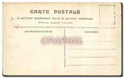Paris inundado (janeiro de 1910) — Quai des Grands-Augustins — editor não identificado — Verso