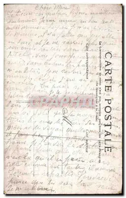 Paris — A Bastilha e a Coluna de Julho — Carta postal — Verso