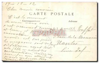 Paris (8º arrondissement) — A Rue Royale e a Madeleine — C. M. n°253 — Verso
