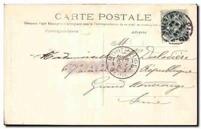 Parigi — Piazza San Pietro, Ponte rustico — Léon Santagui, n°205 — Verso
