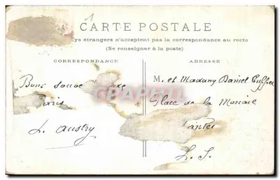 Parigi — Chiesa di San Germain des Auxerrois — Hotel de la Poste — Verso