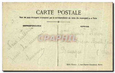 Paris — Panorama do rio Sena (margem esquerda) — Editor Cosson, n° 155 — Verso