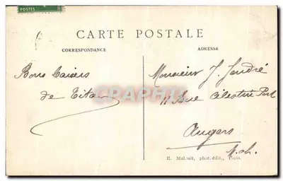 PARIS – Palácio do Luxembourg — E. Malcuit, n° 5019 — Verso