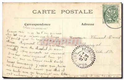 La Seine à travers Paris — Le Pont des Arts — Éditeur L. J. & Cie — Verso