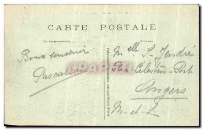 Paryż — Arc de Triomphe de l'Étoile — Wydawca Gloria, Paryż — Rewers