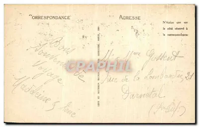 Paryż — Bulwar i brama Saint-Denis — LL — Rewers