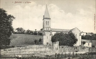 Béhobie — A Igreja — A. Vilmatte, editor, Tarbes