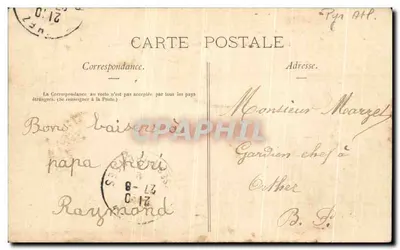 Wąwóz Ossau — Arudy — Most Germe — Ilustrowane Pireneje, nr 486 — Rewers