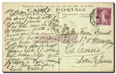 Saint-Jean-Pied-de-Port — Vue générale prise du Côteau d'Ascarat — Phot. Marcel Delauby, Bordeaux — Verso