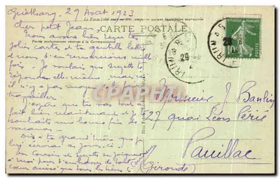 Hendaye (Côte Basque) — Ogólny widok Hendaye-Plage — B.R. — Rewers