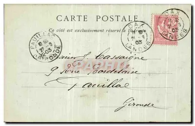 Bayonne — O Ponte Mayou — Coleções ND Fot. n°18 — Verso