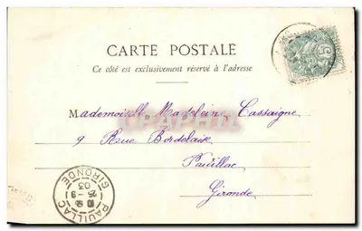 Bayonne - Ponte St-Espirit, Porta da França, Réduit — Cliché Mendiboure — Verso