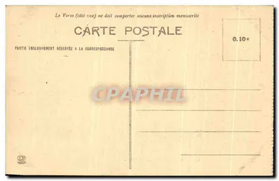 Pau - Castelo de Henrique IV - Salão de Recepção Principal — Antiga Sala do Trono dos Reis da Navarra — Fototipia Laréone, Frères, Toulouse — Verso
