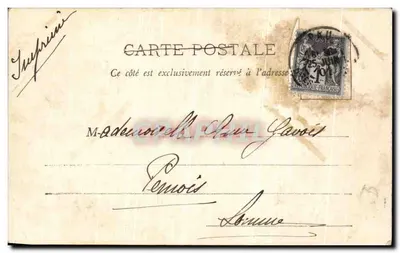 PAU - Le Lycée — éditeur L. Elissat & Cie, Pau — Verso