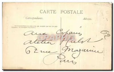 Pau — Porta de honra do Castelo — Les Pyrénées Illustrées, n°595 — Verso