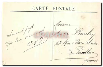 Biarritz — La Plage — Edizione A. Simons, N° 94 — Verso