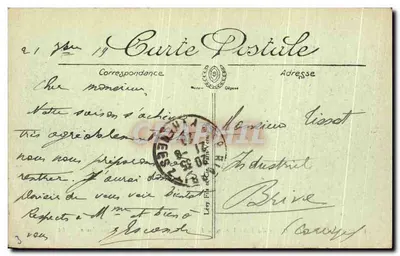 Biarritz — Os Bains do Port Vieux, o Rocher da Virgem e o Sémaphore — LL — Verso