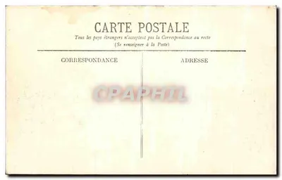 Biarritz - O Rocher da Virgem - Pôr do sol — Marcel Delboy, fototipia, Bordeaux, n°63 — Verso