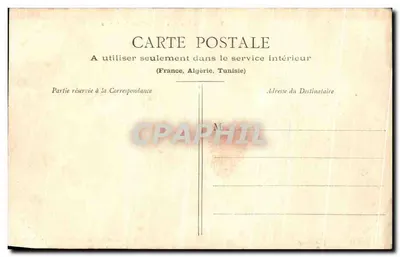 Thiers - Rue Nationale e Sous-Préfecture — Imp. Lib. H. Chaussoire, Rue de la Gare, Thiers — Verso