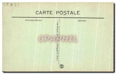 Auvergne — 232. Thiers — La Roche Percée — G d'O. — Achterkant