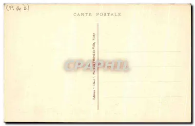 Saint-Nectaire - A Igreja — A Auvergne Pittoresca — Editor Ideal, n° 3433 — Verso